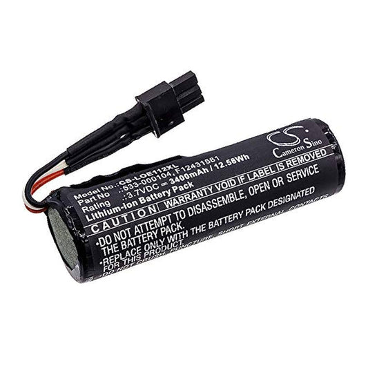 CS-LOE112XL 3.7V 3400mAh for Logitech Conference Cam Connect, Ears Boom 2, S-0012