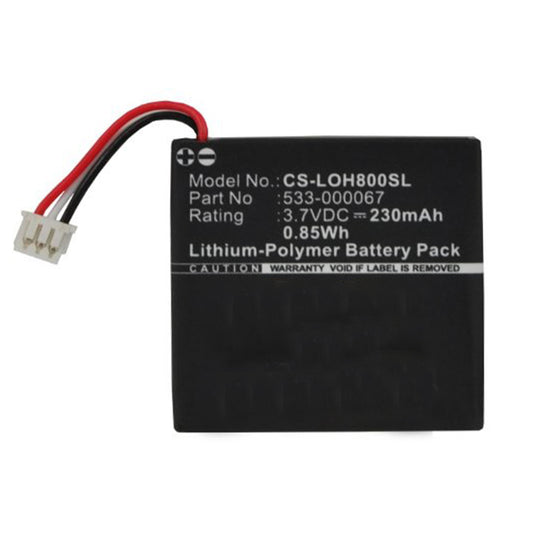 CS-LOH800SL 3.7V 230mAh Battery For Logitech H800