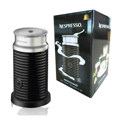 Nespresso Aeroccino3 Black Milk Frother