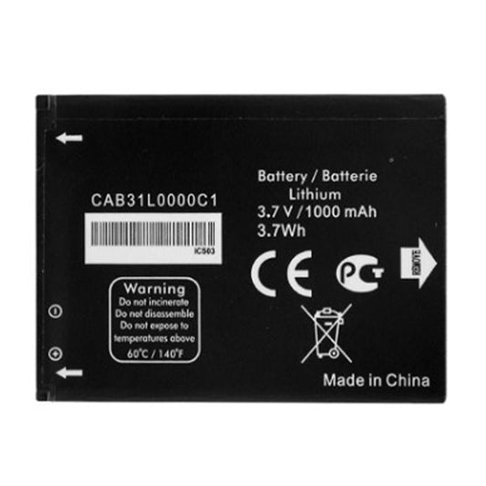 Replacement Battery For Alcatel Mobile Phone CAB31L0000C1