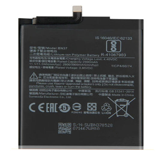 Replacement Battery For Xiaomi Mobile Phone BN37