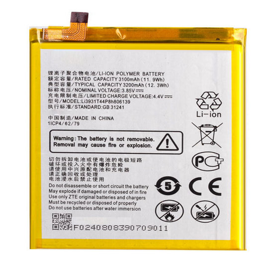 Replacement Battery For ZTE Mobile Phone Li3931T44P8h806139