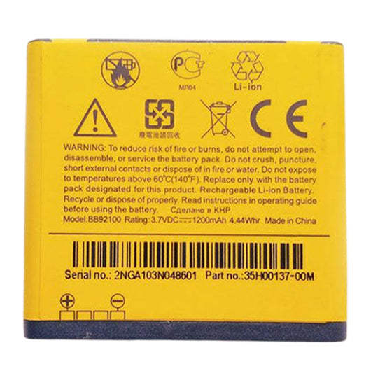 Replacement Battery For HTC Mobile Phone BB92100