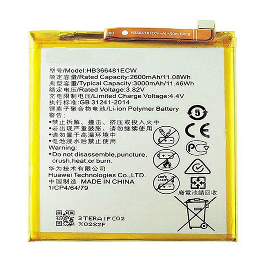 Replacement Battery For Huawei Mobile Phone HB366481ECW