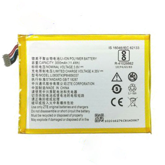 Replacement Battery For ZTE Mobile Phone Li3830T43P6h856337