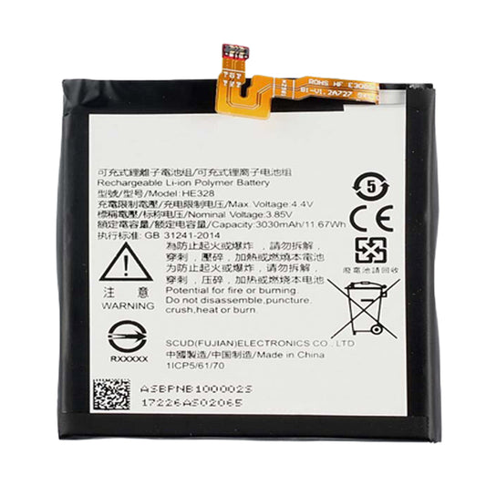Replacement Battery For Nokia Mobile Phone HE328