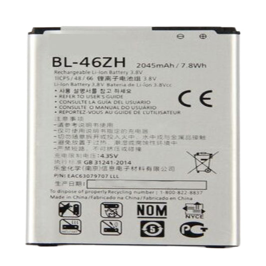 Replacement Battery For LG Mobile Phone BL-46ZH