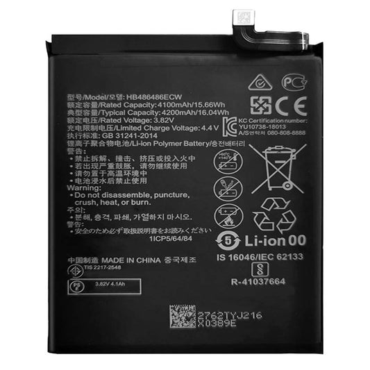 Replacement Battery For Huawei Mobile Phone HB486486ECW
